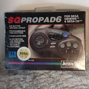 New Factory Sealed Sega Genesis SG Propad6 SV-439